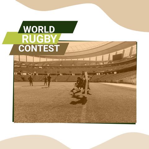 dynamic players competing in professional rugby contest - Download Free Stock Templates Pikwizard.com