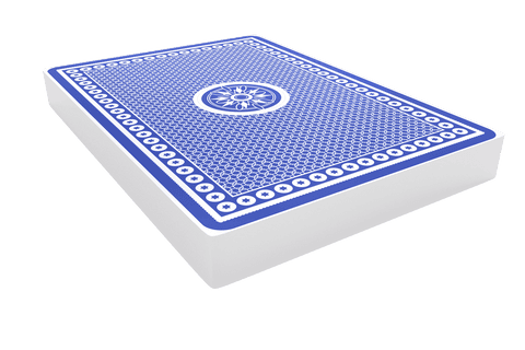 transparent deck of graphic blue playing cards on isolated background - Download Free Stock Videos Pikwizard.com