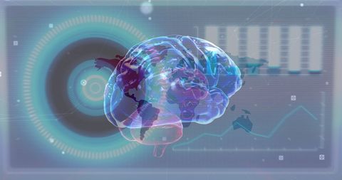 Digital Brain and Global Data Processing Concept Visualization - Download Free Stock Images Pikwizard.com