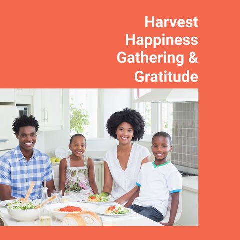 Happy Family Gathering for Thanksgiving Celebration - Download Free Stock Templates Pikwizard.com