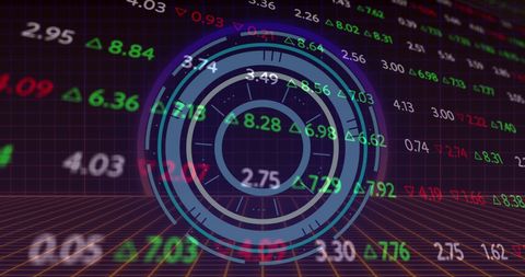 Digital Stock Market Visualization With Futuristic Interface - Download Free Stock Images Pikwizard.com