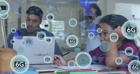 Family Collaborative Study With 6G Innovative Technology Overlay