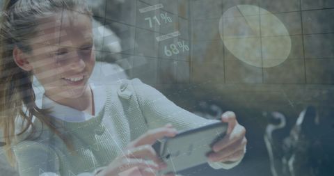 Businesswoman Analyzing Data Concepts Using Smartphone - Download Free Stock Images Pikwizard.com