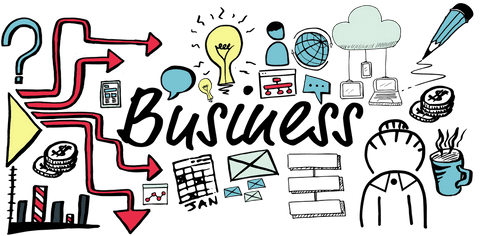 Illustration of Business Concepts with Communication Elements Transparent - Download Free Stock Videos Pikwizard.com