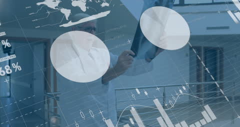 Global Health and Financial Data Integration Concept