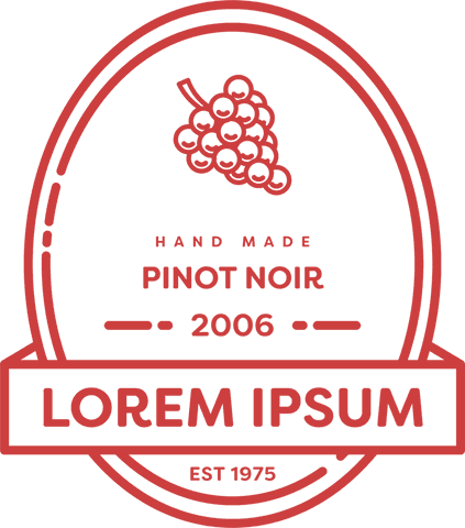 elegant red transparent wine label design illustration - Download Free Stock Videos Pikwizard.com