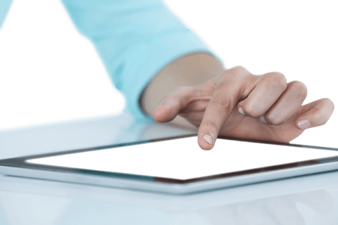 Transparent Touch Interactions with Digital Tablet Up Close - Download Free Stock Videos Pikwizard.com