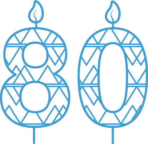 blue geometric number 80 with flames on transparent background - Download Free Stock Videos Pikwizard.com