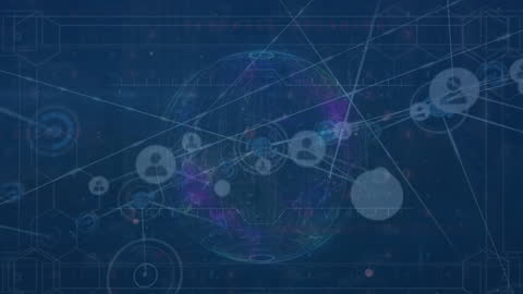 Global Digital Interface with Network Connections in Virtual City