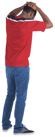 disappointed fan reacts to sports loss with transparent background - Download Free Stock Videos Pikwizard.com