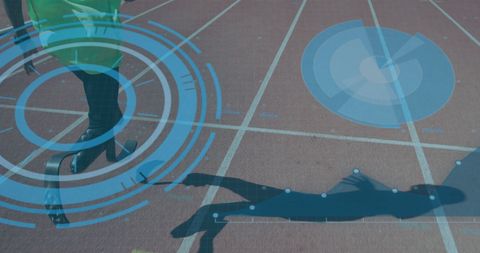 Data Integration with Paralympic Running Athlete - Download Free Stock Images Pikwizard.com