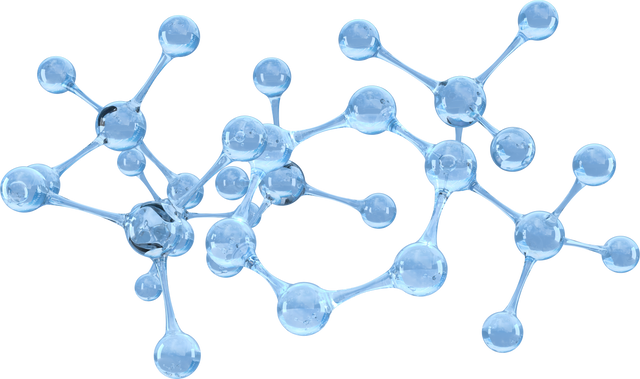 Transparent Blue Molecule Model Highlighting Connectivity - Download Free Stock Videos Pikwizard.com