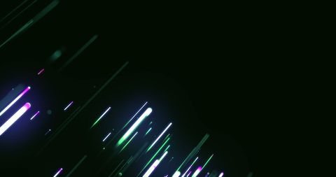 Luminous Light Trails on Dark Background Creating Dynamic Illusion - Download Free Stock Images Pikwizard.com