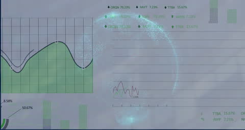 Digital Globe with Dynamic Data and Network Visualization