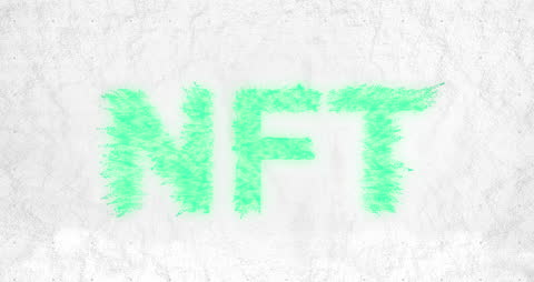 Bright Textured NFT Concept with Digital Glow