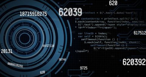 Global Data Processing and Scope Scanning Technology Interface - Download Free Stock Images Pikwizard.com