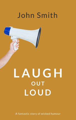 comedy book megaphone cover suggesting loud laughter - Download Free Stock Templates Pikwizard.com