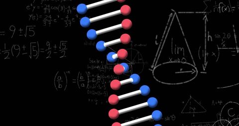 DNA Strand with Mathematical Equations Concept - Download Free Stock Images Pikwizard.com