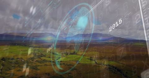 Digital augmentation over rural landscapes with 2015 interface