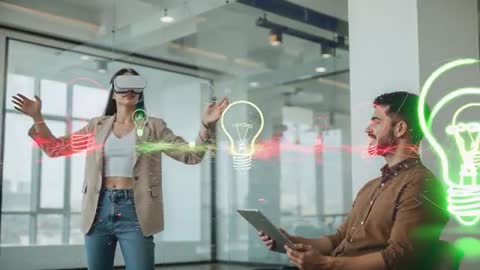Innovative Teamwork with Augmented Reality in Modern Office