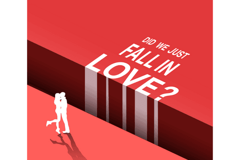 Did We Just Fall in Love Illustration with Transparent Background - Download Free Stock Videos Pikwizard.com
