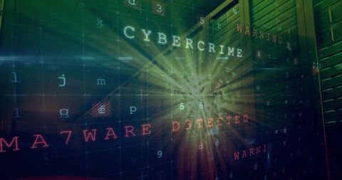Cybersecurity Threats in Digital Server Environment - Download Free Stock Images Pikwizard.com