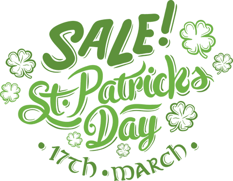 St. Patrick's Day Transparent Sale Banner with Graphic Text - Download Free Stock Videos Pikwizard.com
