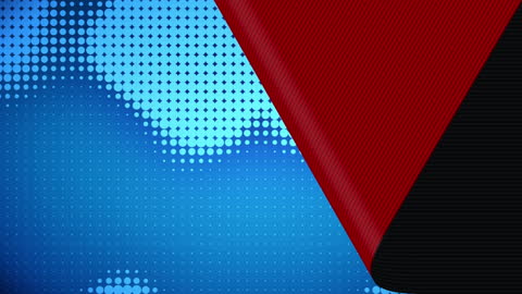 Modern Abstract Red Fabric with Blue Dot Background