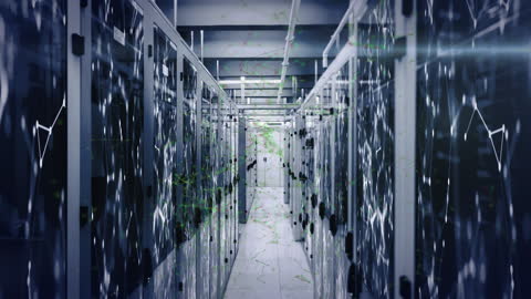 Digital Connections in Futuristic Data Center