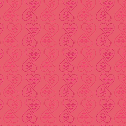 Abstract Red Heart Pattern on Transparent Background - Download Free Stock Videos Pikwizard.com