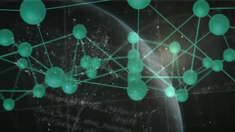 Futuristic Digital Global Connectivity with Pulsing Network