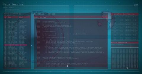 Digital Data Processing and Scope Scanning Interface - Download Free Stock Images Pikwizard.com