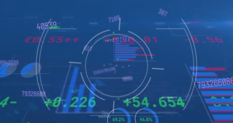 Digital Scanning Interface with Financial Data Pulse