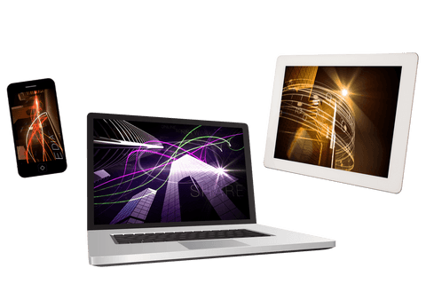 digital devices on transparent background with futuristic displays - Download Free Stock Videos Pikwizard.com
