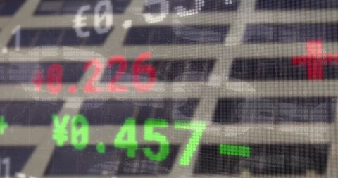 Dynamic Global Financial Data Stream Visualization - Download Free Stock Images Pikwizard.com