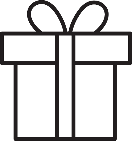 Stylish Black Gift Box Line Art on Transparent Background - Download Free Stock Videos Pikwizard.com