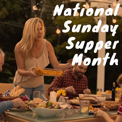 Family enjoys outdoor meal celebrating togetherness