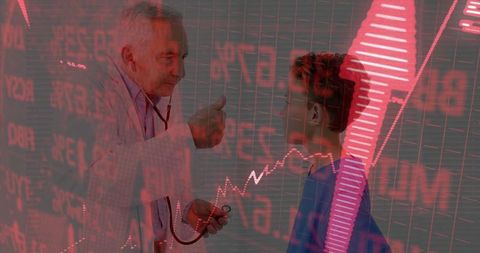 Healthcare Professional Analyzing Financial Impact on Pediatrics