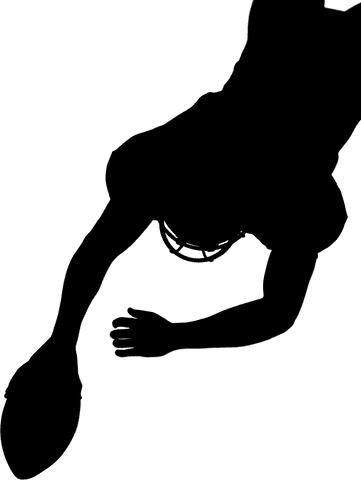 American football player transparent background ready