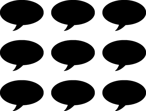 black speech bubbles pattern on transparent background - Download Free Stock Videos Pikwizard.com