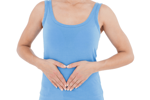 woman expressing stomach pain on transparent background - Download Free Stock Videos Pikwizard.com