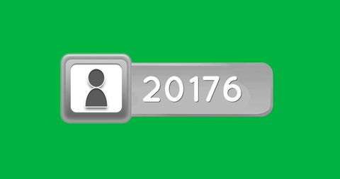 Digital User Counter on Green Background Highlighting Connection Concept - Download Free Stock Images Pikwizard.com