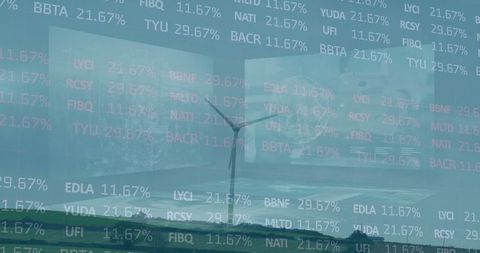 Wind Turbine Amidst Digital Financial Overlay Envoking Eco-friendly Innovation