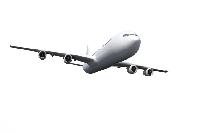 Flying Airplane Vector on Transparent Background for Travel Concepts - Download Free Stock Videos Pikwizard.com