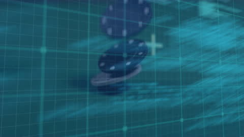 Digital Data Overlay on Casino Chips