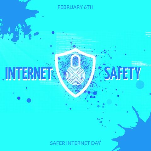 Vibrant Digital Shield for Online Security Awareness - Download Free Stock Templates Pikwizard.com