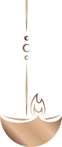 Transparent decorative oil lamp icon symbolizing spiritual warmth