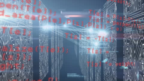 Futuristic Data Processing and Digital Connections