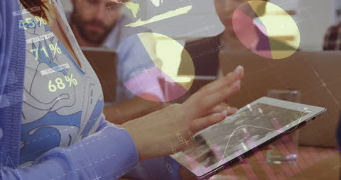 Data Analytics with Digital Interface Over Business Discussion