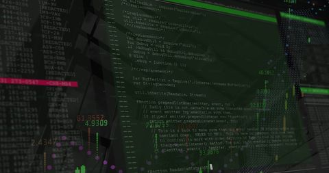 Financial Data Processing with Digital Interface Display - Download Free Stock Images Pikwizard.com